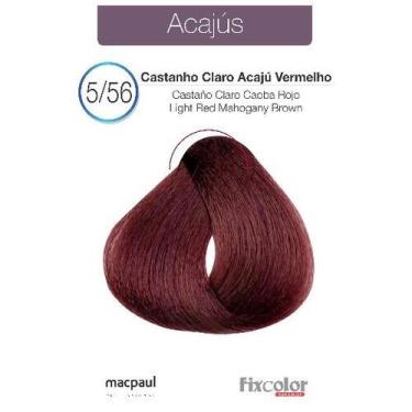 Imagem de Coloração Fix Color Macpaul Professional, Castanho Claro Acaju Vermelh
