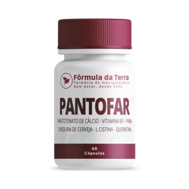 Imagem de Pantofar 60 Cápsulas - Vitaminas e Nutrientes para Cabelos, Unhas e Pele