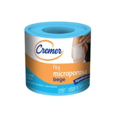 Imagem de Esparadrapo Cremer Branco Hipoalérgico Impermeável 5cm x 4,5m CREMER