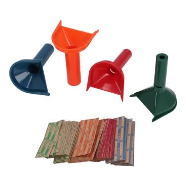 Imagem de GLOGLOW Conjunto de Tubo Contador de Moedas, Classificador de Moedas de Plástico Com Tubos Codificados Em 4 Cores, Organização de Sem Esforço para Casa e Negócios