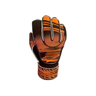 Imagem de Luva de Goleiro Adulto, Ideal para Futebol Campo, Futsal e Treino, Anti-Derrapante e Durável(laranja,9)