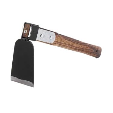 Imagem de Ｂｅｓｇａ Cultivador de enxada de jardim, resistente, cabo de madeira, ferramenta manual para cavar, plantar, capinar e cultivar, Enxada