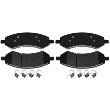 Imagem de ACDelco Conjunto de pastilhas de freio a disco dianteiras semimetálicas Gold 17D1084MHSV (Frota)