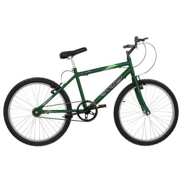 Imagem de Bicicleta de Passeio Ultra Bikes Esporte Aro 24 Reforçada Freio V-Brake Sem Marcha Verde