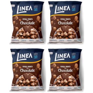Imagem de Linea Pipoca de Chocolate 50g - kit c/ 4 unds