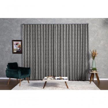 Imagem de Cortina Jacquard 4,00x2,30 Para Trilho Suíço branco