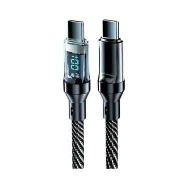 Imagem de Cabo De Carregamento Rápido USB C Para C De Alta Potência 30W-120W Com