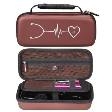 Imagem de Estojo para estetoscópio FBLFOBELI compatível com 3M Littmann Classic 