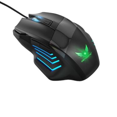 Imagem de Mouse Gamer Mecânico 7 Botões RGB Colorida para PC e Notebook