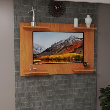 Imagem de Painel TV Até 50 Pol Home Amanda MDF Cor Cerejeira Moderno