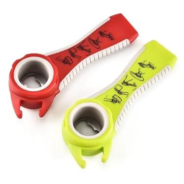 Imagem de Abridor 5 em 1 Multifuncional para Latas, Garrafas e Tampa, Prático para Bar e Cozinha