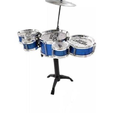 Imagem de Mini Bateria Infantil Rockstar Bw038 5 Tambores Jazz Drum