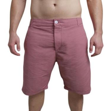 Imagem de Bermuda Masculina de Sarja Ethical Goiaba, Goiaba, 46