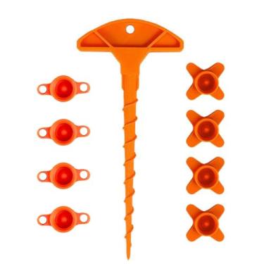 Imagem de Pacote com 10 tampas e plugues protetores de calafetagem, adaptador de bocal de pistola de selante de silicone, selador de tubo de ponta de bocal para tubos aplicadores, evita secagem, tampas de tubo