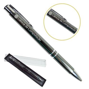 Imagem de Caneta Personalizada Cursos Metal Profissional Coloridas Ciência da Co