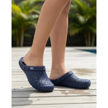 Imagem de Sandália Ortopédica Nellie Babuche Conforto Impacto - Boaonda, Azul, 3