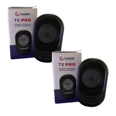Imagem de Kit 2x controles transmissores p/ portões tx pro cinza garen