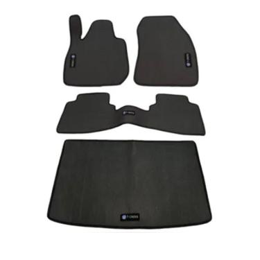 Imagem de Jogo Tapete Borracha T-Cross Traseiro Interiço E Porta-Malas
