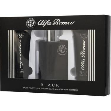 Imagem de Perfume Masculino Alfa Romeo Black Edt Spray 125 Ml&Pós-Barba Balm 100