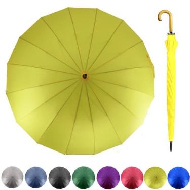 Imagem de Guarda-chuva Golf Stick MRTLLOA à prova de vento 16 costelas 130 cm am