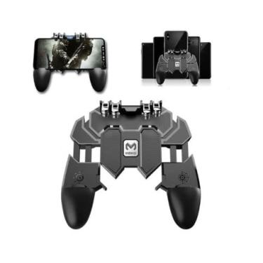 Imagem de AK66 Gamepad Controlador para Celular, Preto, Metal e ABS, Compatível com Telas de 4,7-6,5 Polegadas, Joystick Móvel sem Fio