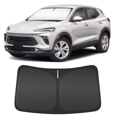 Imagem de Para-brisa para Buick Encore GX 2020-2025 Acessórios Compatíveis - 4 Camadas Ajuste Personalizado Dobrável Janela Frontal Protetor de Viseira Solar, Bloqueia os Raios UV Mantém o Seu Carro Refrigerado