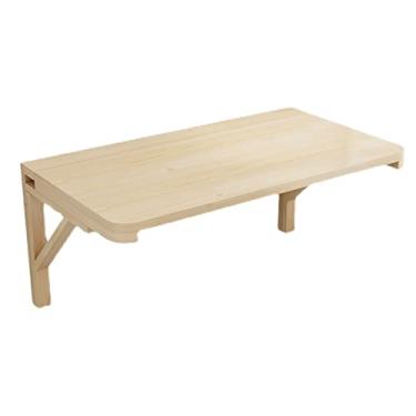 Imagem de Mesa dobrável de parede multifuncional para laptop, mesa de jantar, pequena mesa de madeira para escritório, casa, cozinha (160 x 40 cm)