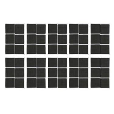 Imagem de Almofadas para móveis, pinças adesivas antiderrapantes para absorção de choque, para piso de madeira, laminado, 10 peças, quadrado de eva