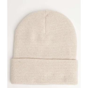 Imagem de Touca Masculina Tricô MR-87636, Bege, UN