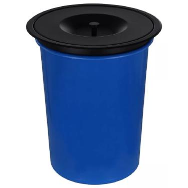 Imagem de Lixeira de Aço Inox Redondo para Embutir na Bancada 8 Litros - LIX-004 - STILLUS HOME