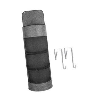 Imagem de Bothyi Organizador de porta para pendurar, à prova d'água, que economiza espaço, ideal para guardar bolas e equipamentos esportivos de futebol e, Cinza