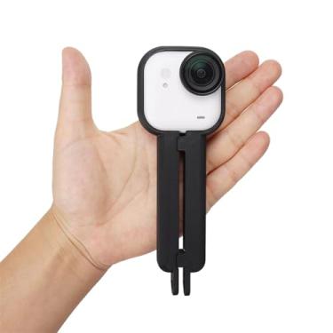 Imagem de FlySimple Suporte portátil compatível com Insta360 Go Ultra, alça portátil de mini câmera com adaptador de montagem de 0,6 cm, suporte adaptador de extensão de disparo Go Ultra acessórios