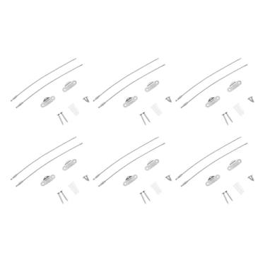 Imagem de Garosa 6 Peças de âncoras de Móveis Tiras Anti Ponta de Aço Inoxidável para Segurança Infantil Sem Instalação de Broca Protege Cômoda Estante Suporte de Tv