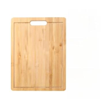 Imagem de Tábua De 100% bambu Grande para Carne Legumes fruta Ecológico Bambu Com Alça(TRC8050 24 * 33)