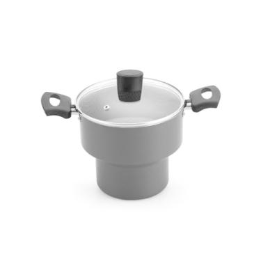 Imagem de Cuscuzeira Vitória Alegrete Antiaderente Preta