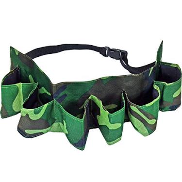 Imagem de Fairly Odd Novelties Pacote com 6 cintos de coldre para lata de cerveja e refrigerante, camuflado engraçado para churrasco, presente de festa para piada de festa, cintura ajustável, até 132 cm