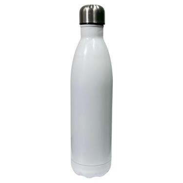 Imagem de Garrafa Térmica de Água Parede Dupla em Inox 750ml (Branco)