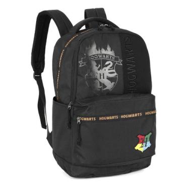 Imagem de Mochila Harry Potter Costas Escola Grifinória Preto Corvinal - Luxcel
