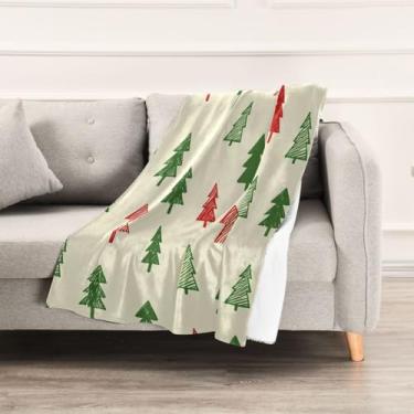 Imagem de Wassud Cobertores e mantas de Natal 152,4 cm x 228,6 cm de pinheiros, cobertor para sofá, cadeira, decoração de casa