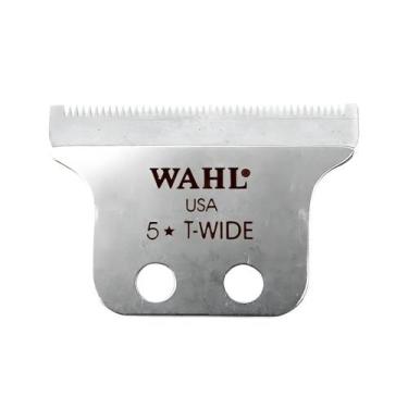 Imagem de Lâmina T wide Wahl Profissional Cromada para Máquina de Acabamento Det