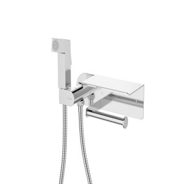 Imagem de Ducha Higiênica Dax C/Papeleira Tamisa Cromada Dax-1985-tm-cr