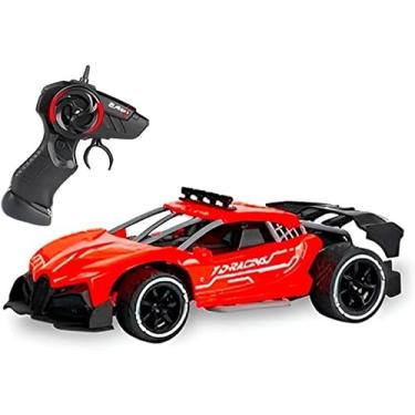 Imagem de Carrinho de Controle Remoto para Crianças – Brinquedo Educativo Infantil Vermelho – Estimula Coordenação Motora