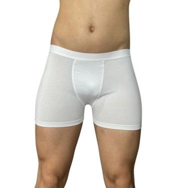 Imagem de Cueca Boxer Box Selene Cós Elástico Laterais Largas Coxas Grossas, Bra