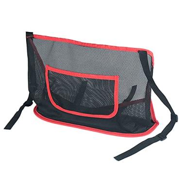 Imagem de Suporte para Bolsa Mão Carteira Car Net Pocket de Armazenamento Assento Carro com Grande Capacidade Telefone Documentos