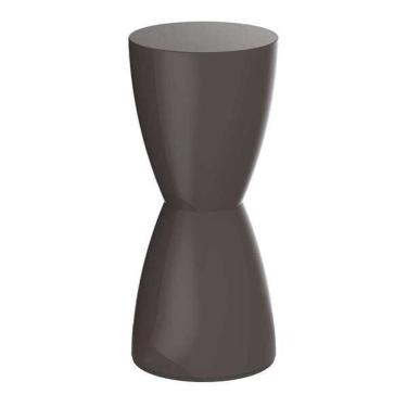 Imagem de Banqueta Alta Bery Polipropileno Assento Plástico 76,8 Cm Cinza Im In Home