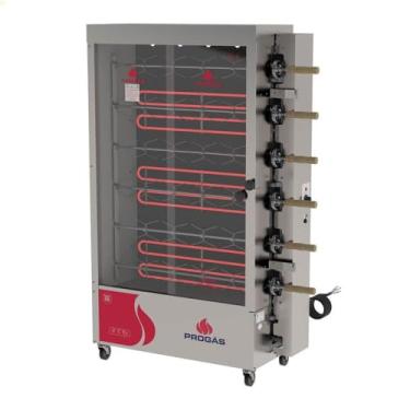 Imagem de Forno Assador Rotativo Elétrico Progás Pr-631 E 6 Espetos 380v P45797