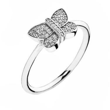 Imagem de Anel de Prata Preciosa Borboleta-Feminino