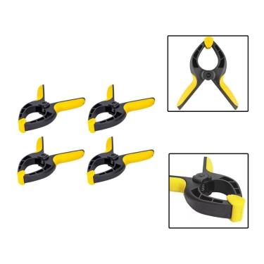 Imagem de Kit 4 Grampos Sargento Multiuso Para Marceneiro 3 Pol. 75Mm