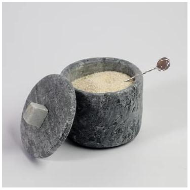 Imagem de Açucareiro em Pedra Sabão São José com Colher