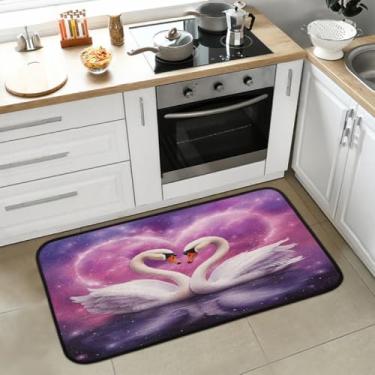 Imagem de Tapete de cozinha antiderrapante lavável tapete de cozinha macio absorvente tapetes de boas-vindas para interior, entrada, piso, pia, banheiro, lavanderia, decoração de festival de casa